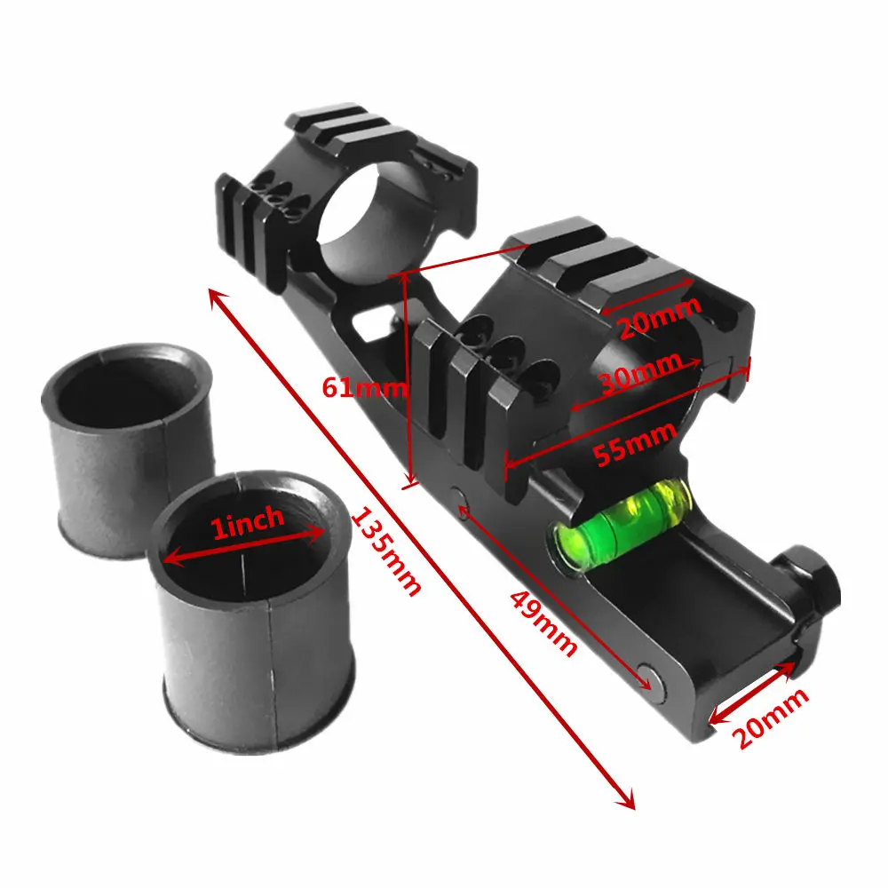 Крепление для прицела 25 4 мм/30 мм тройное двойное кольцо сверхмощное крепление с