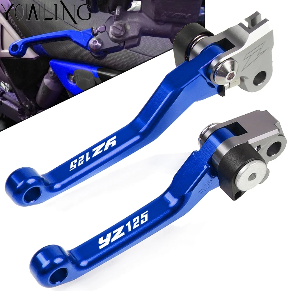 For YAMAHA YZ125 2001 2002 2003 2004 2005 2006 2007 Dirt Bike Motocross Motorbike CNC Aluminum Custom Folding Brake Clutch Lever