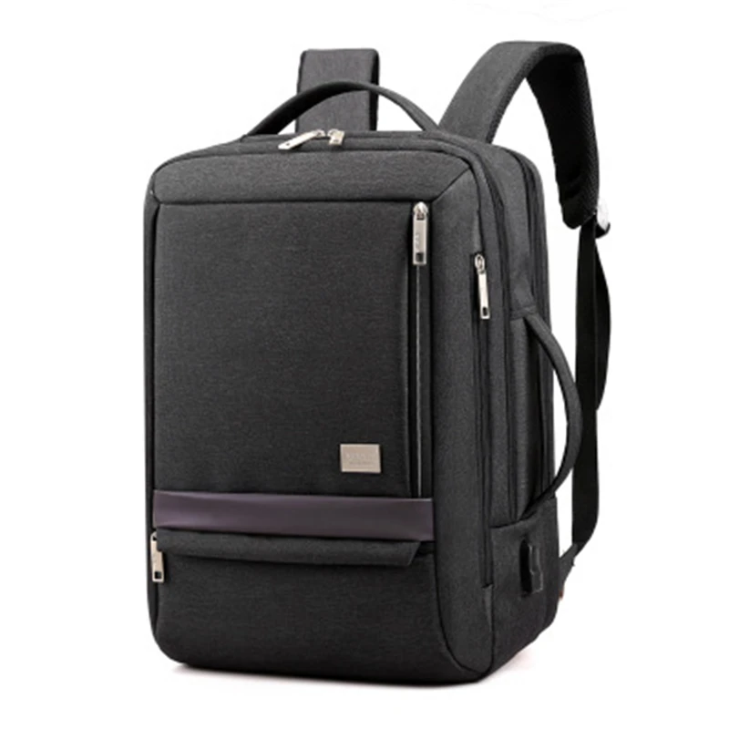 

Man Backpack Fit for 15.6 inch Laptop USB Recharging Multi-layer Space Large Capacity Travel Bag Multifuction Waterproof Mochila