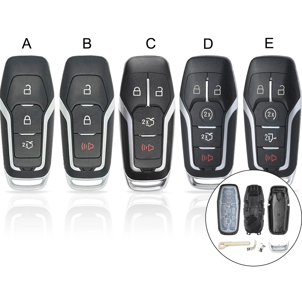 

Keyecu M3N-A2C31243300 Remote Key Shell Case For Ford F150 F250 F350 F450 Explorer Edge Fusion Edge Mustang OE#: 164-R8108