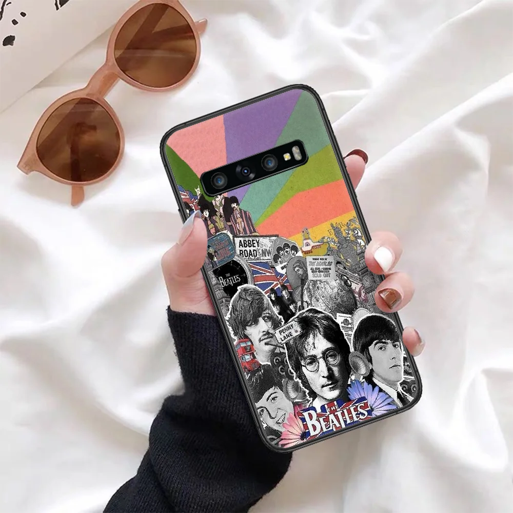 

the Beatle band Phone Case For Samsung Galaxy Note S 8 9 10 20 Plus E Lite Uitra black Funda 3D Etui Silicone Hoesjes Soft