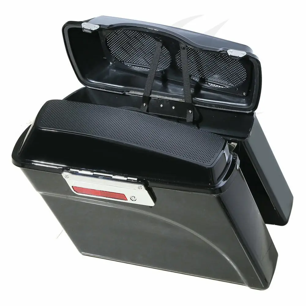 Мотоцикл седельная сумка для 6x9 &quotкрышки динамиков Harley Touring Road King Glide Street 1994-2013 |