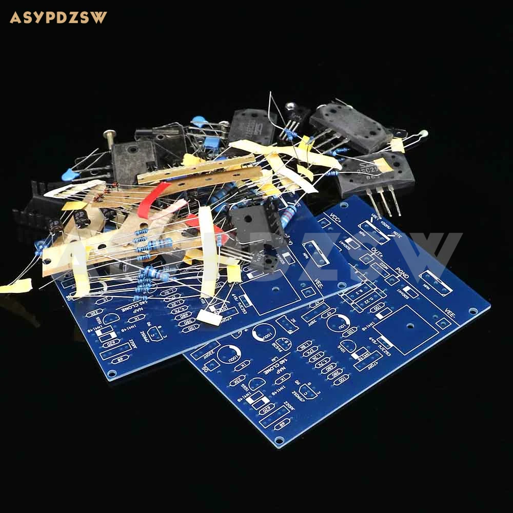 2 CH NAP140 усилитель мощности DIY kit база на NAIM 140 усилитель 2SC2922 80WX2 8R
