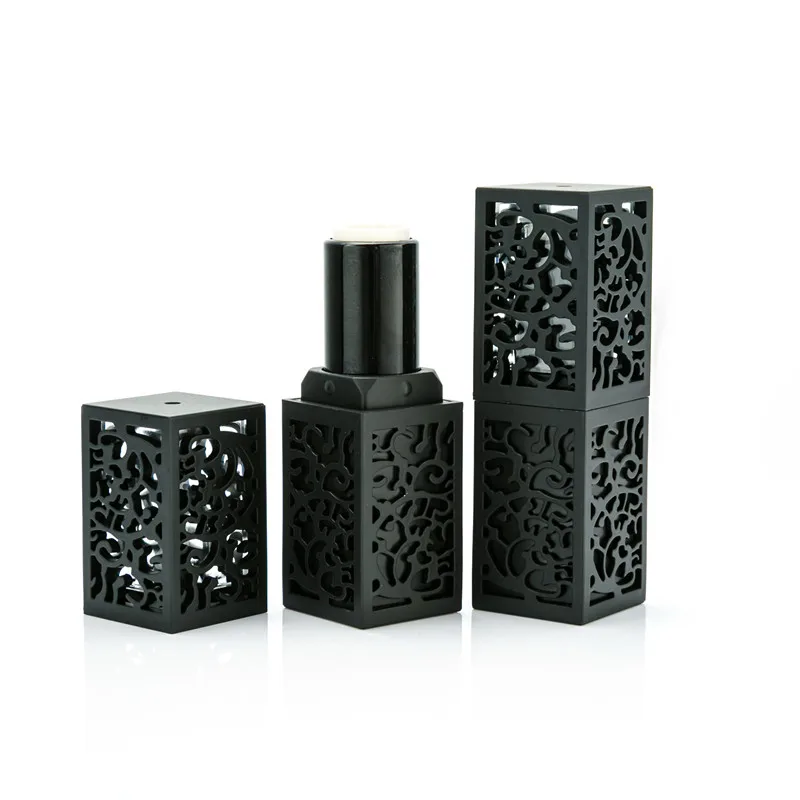 12 мл пустые косметические контейнеры тюбик для губной помады с черными пустыми