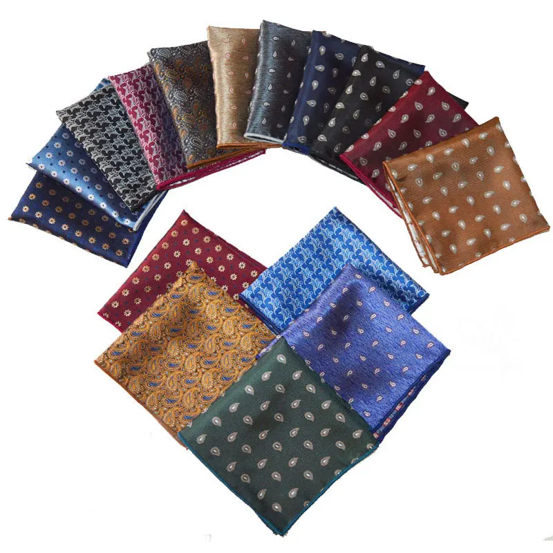 Мужской Карманный квадратный носовой платок для мужчин цветочный мужской