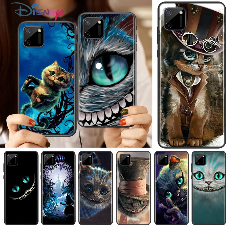 

Alice in Wonderland Cat For OPPO Reno 10X ZOOM A ACE 2 Z Find X2 Neo Lite Realme V3 V5 V15 Narzo 10 20 Pro Soft Phone Case