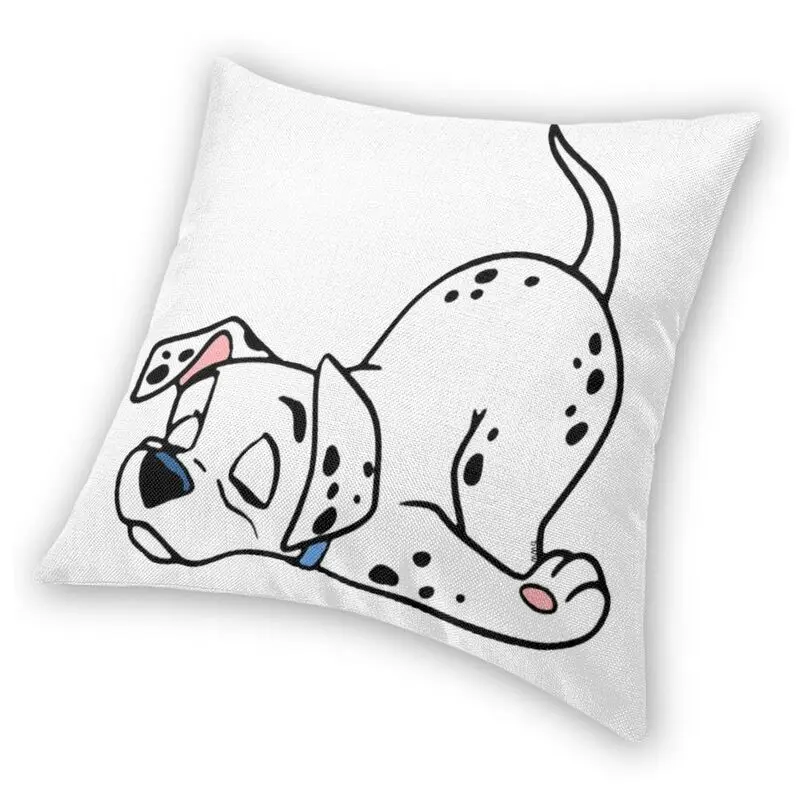 Забавные далматинец с рисунком собачки и котика сна подушка чехол Декор для дома