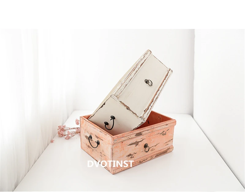 Dvotinst реквизит для фотосъемки новорожденных Для детей деревянный ящик