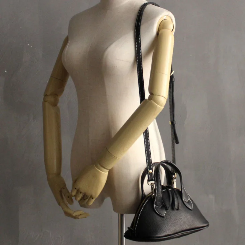 Сумка AETOO из воловьей кожи миниатюрная модная сумочка на плечо