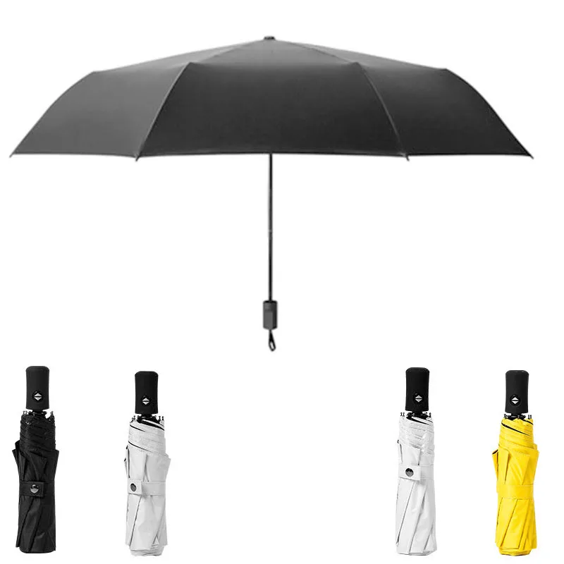 

Sunny Umbrella Automatic folding Woman Summer sun umbrella sunny rain umbrella Sunscreen rain Windproof UV beach parasol