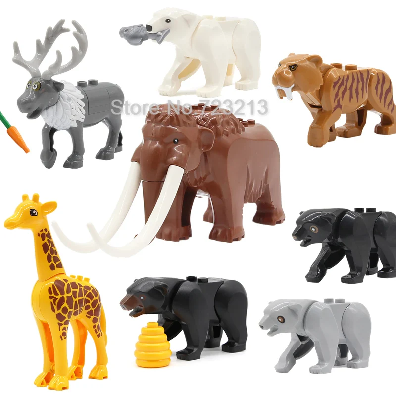 Одиночная продажа животных лошадь мамонта волк лось Свен Victor Creed белый медведь