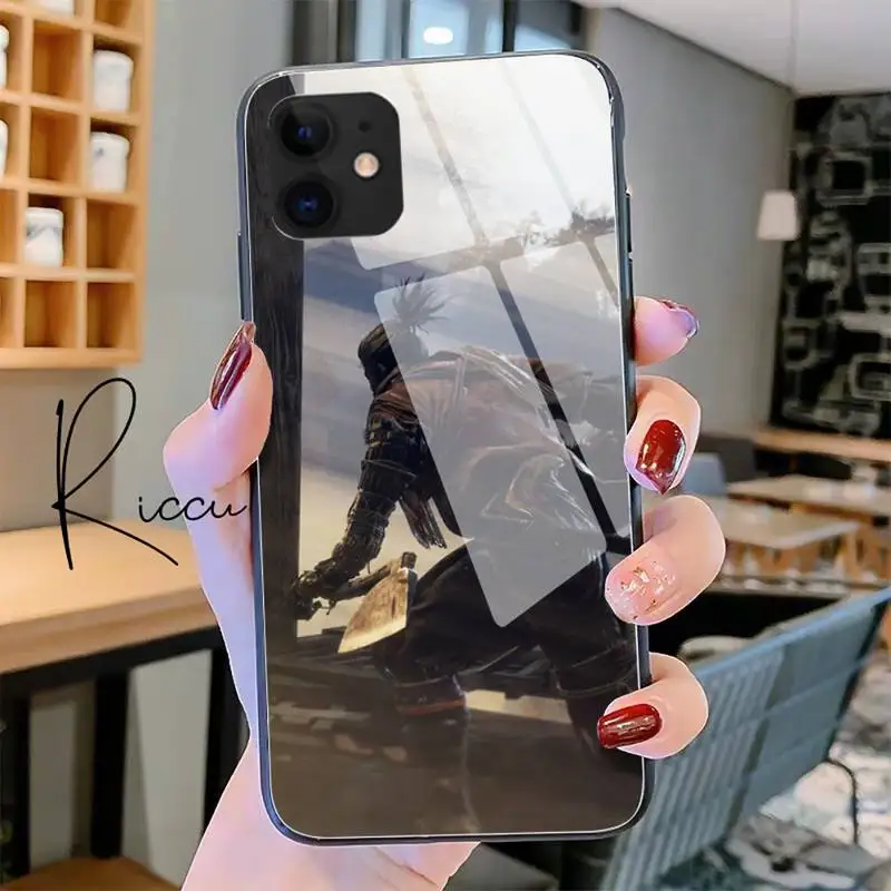 

Game Sekiro Shadows Die Twice Phone Case Tempered Glass For iPhone 11 Pro XR XS MAX 8 X 7 6S 6 Plus SE 2020 12 Pro Max Mini case