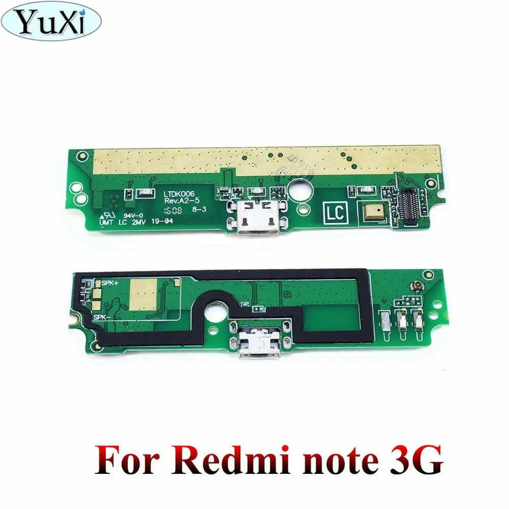 For Redmi note 3G YuXi usb зарядка Нижняя плата гибкий кабель соединительные детали для Xiaomi Redmi Note 3/4/Note 3/4 Pro/4A/5A/4X/2A/3 S микрофонный модуль - Цвет: For Redmi note 3G