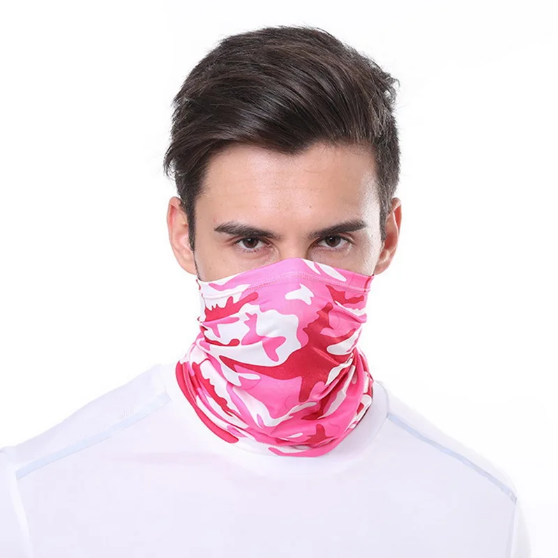 

Selfree Men And Women Head Scarf Bandana Neck Cover Sports Antiperspirant Ice Silk Scarf Print Outdoor Sport Cycling Climbing