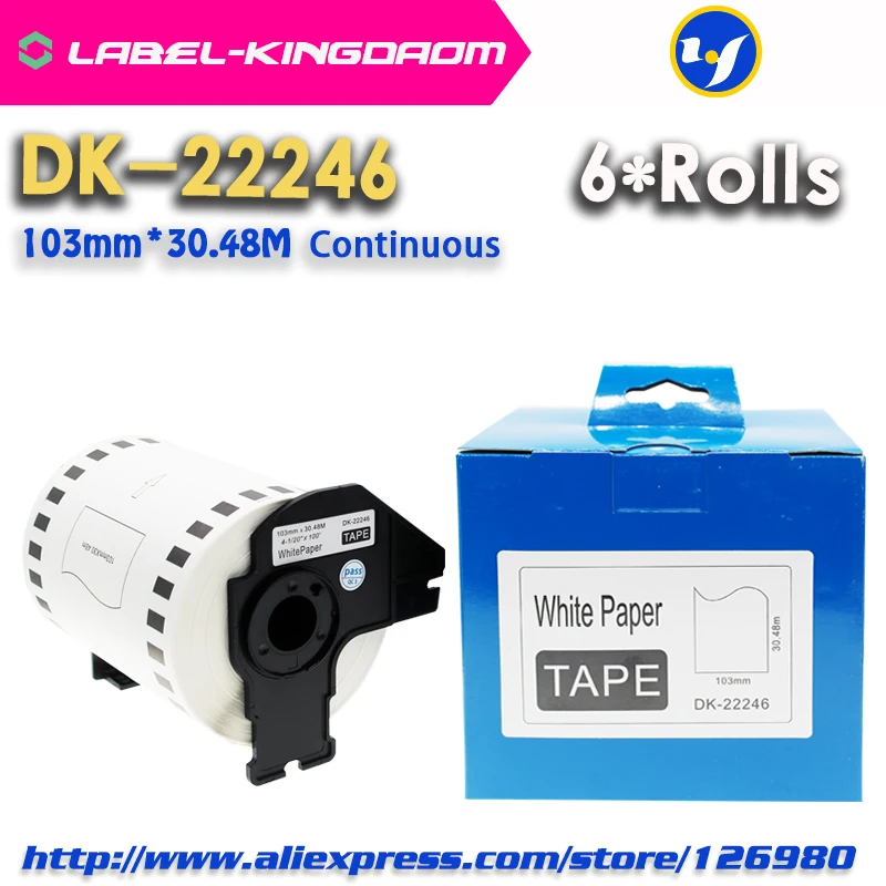 6   DK-22246  103  * 30, 48    Brother   QL-1100/QL-1110NWB