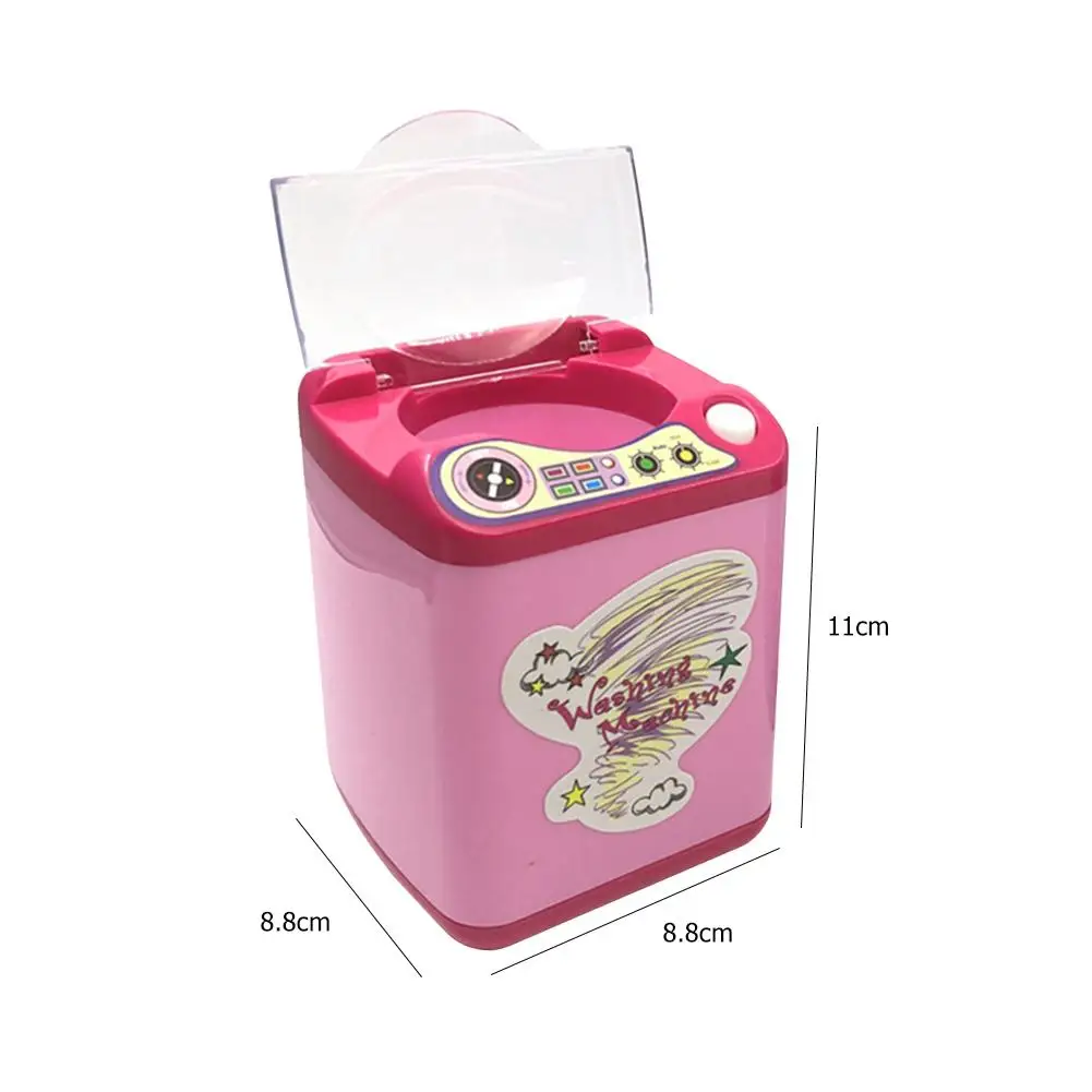 

Mini Simulation Electric Washing Machine Toys Makeup Brush Play House Girl Gifts Professionally and at a Favorable Price