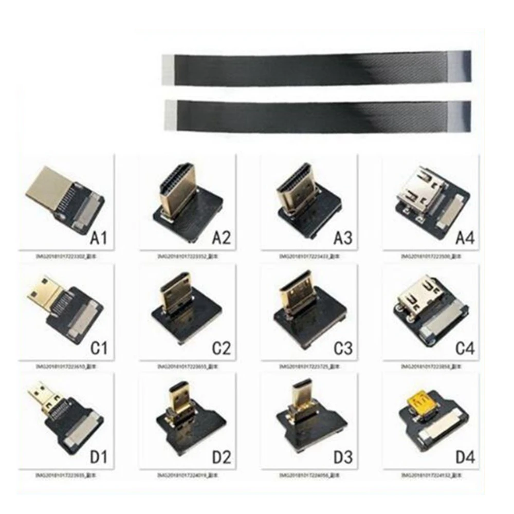 

FPV микро HD-kompatibel Mini HD-кабель 90 градиентный адаптер 5 см-100 см FPC полоса flayer HD кабель шаг 20pin Stecker