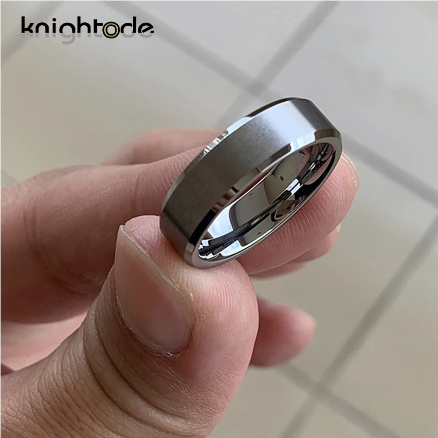 6 мм 8 основных цветов Вольфрам карбида обручальные кольца для Для мужчин женщин