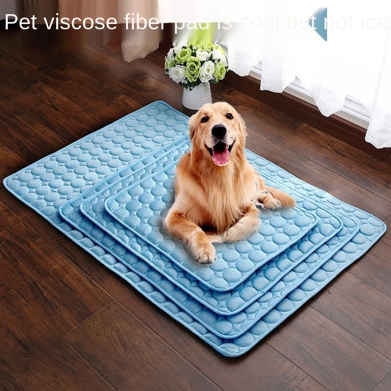 

Dog Mat Cooling Summer Pad Mat for Dogs Cat Blanket Sofa Breathable Pet Dog Bed Summer Washable for Small Medium Large Dogs Car