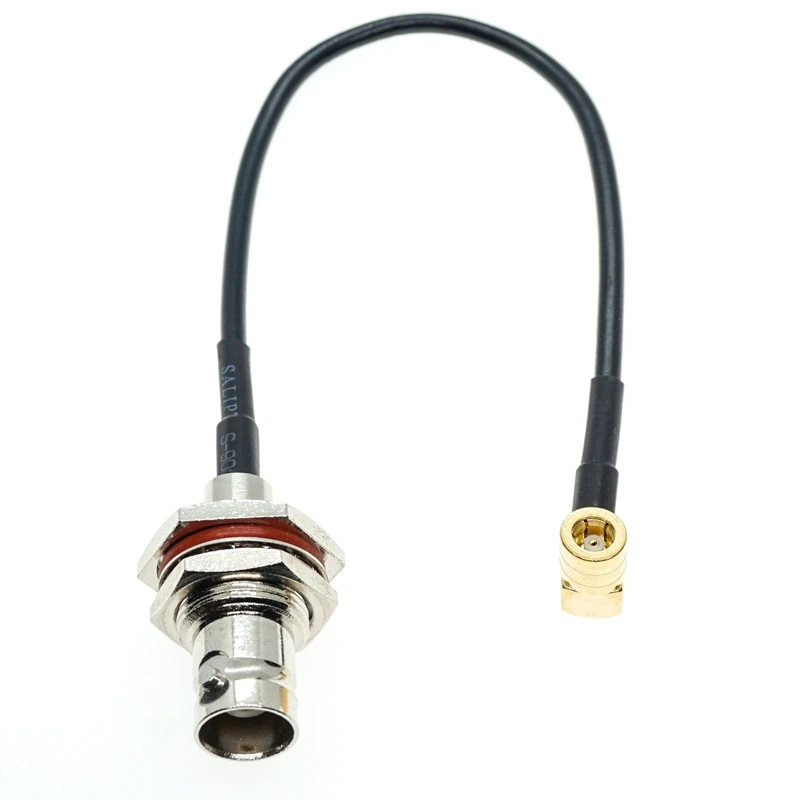 

BNC мама перегородка к SMB мама прямоугольный RF коаксиальный отрезок FPV Перемычка кабеля RG174