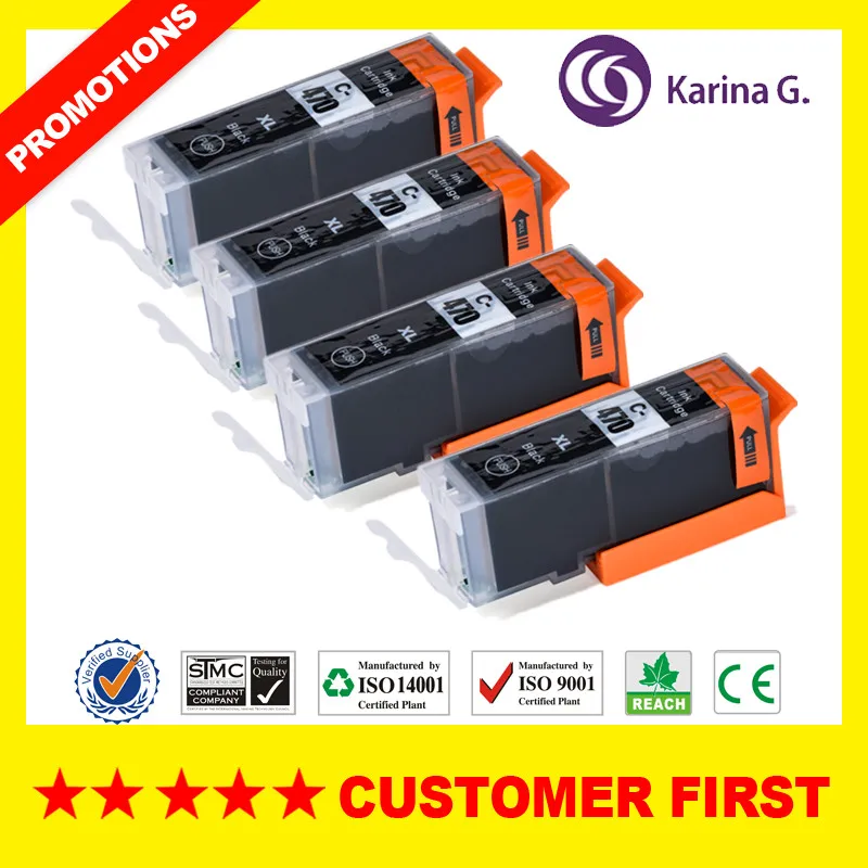 Совместим с Canon PGI470 CLI471 PGI-470 PGI 470 картридж костюм для PIXMA MG7740 TS8040 TS9040 и т. Д. |