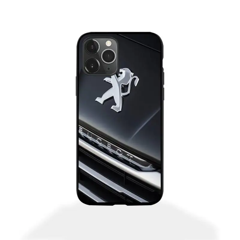 

PEUGEOT Phone Case for iphone 12 11 Pro Mini XS MAX 8 7 6 6S Plus X 5S SE 2020 XR cover