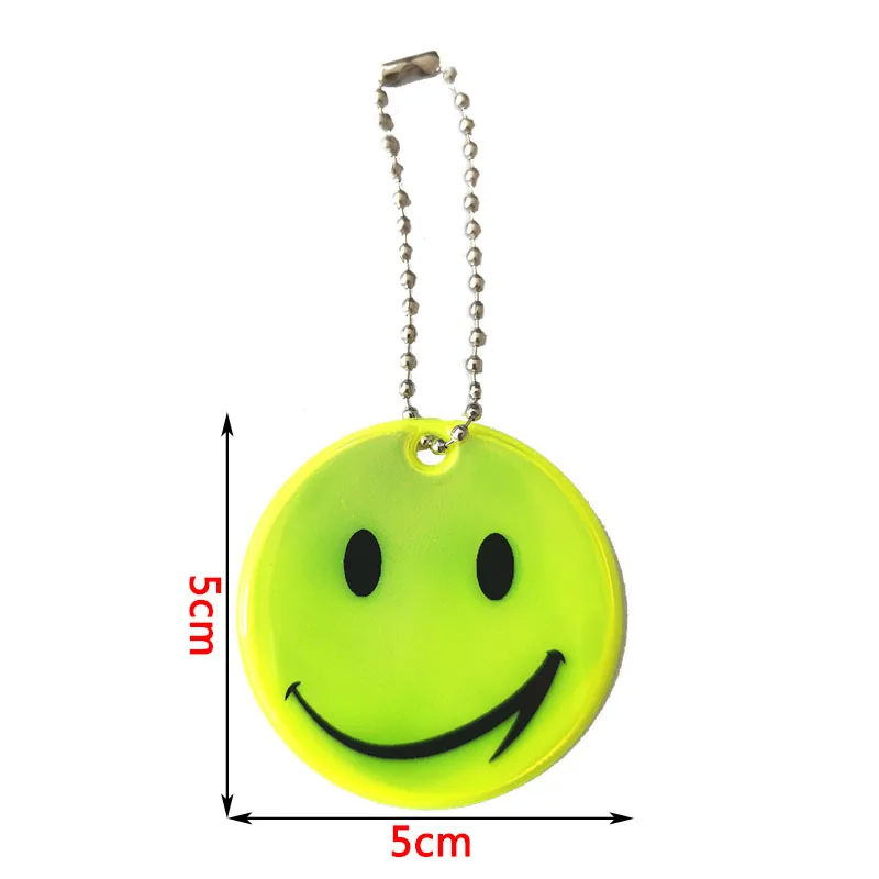 Новые брелоки с отражающим лицом улыбки 5 см модные подвеской в сумке подарочные