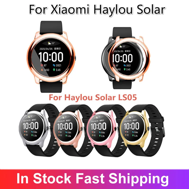 

Защитный чехол для экрана Xiaomi Haylou Solar LS05, силиконовый чехол для смарт-часов, защитная пленка из закаленного стекла, аксессуары