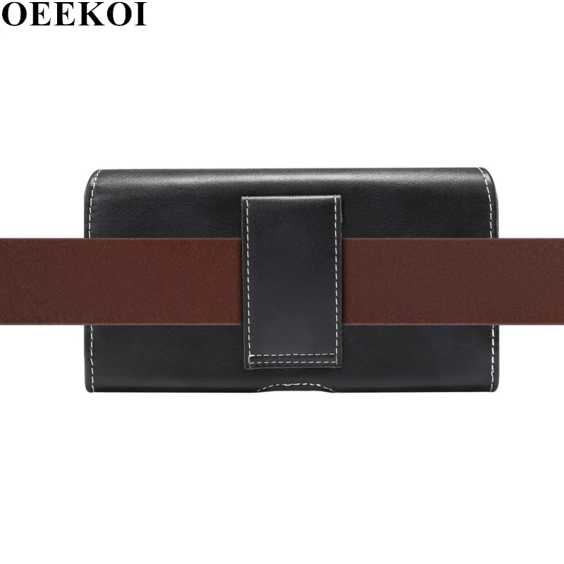 Чехол Из искусственной овчины OEEKOI с зажимом для ремня Samsung Galaxy S21/S20 5G/Note