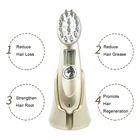 Новый 7-в-1 EMS вибрационная Массажная щетка для волос Электрический терапия против выпадения волос инфракрасный Nano красный светильник RF лазерный гребень для роста волос