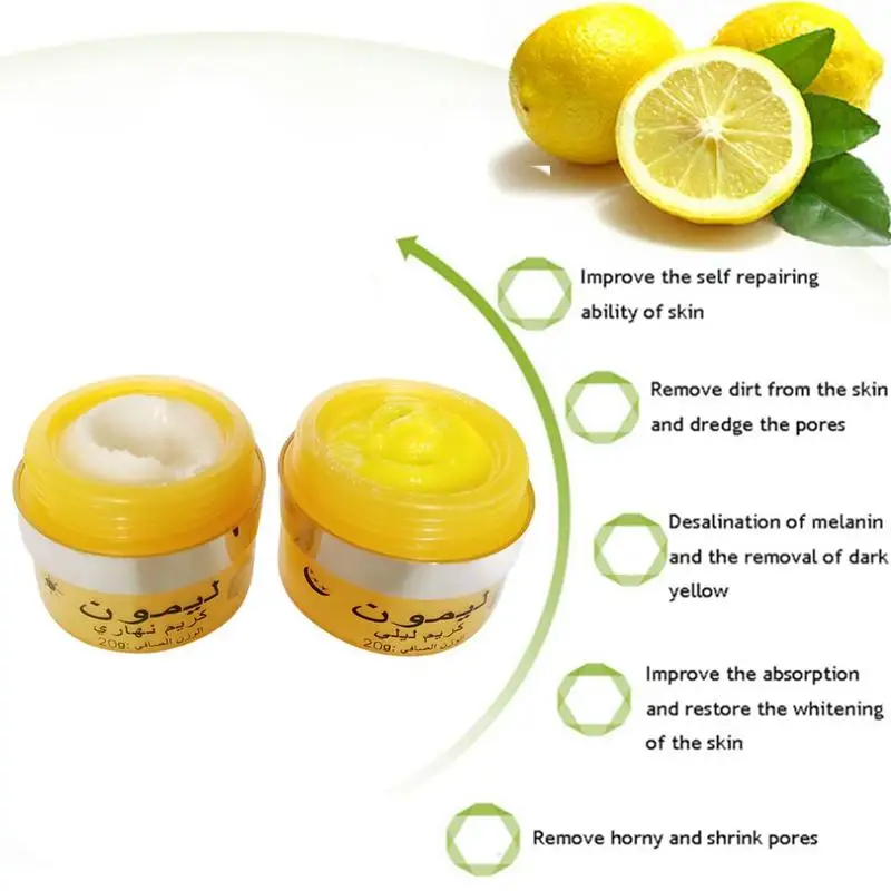 

WH Effective Lemon Whitening Cream Moisturizer Anti Anti Remove Aging G8I6