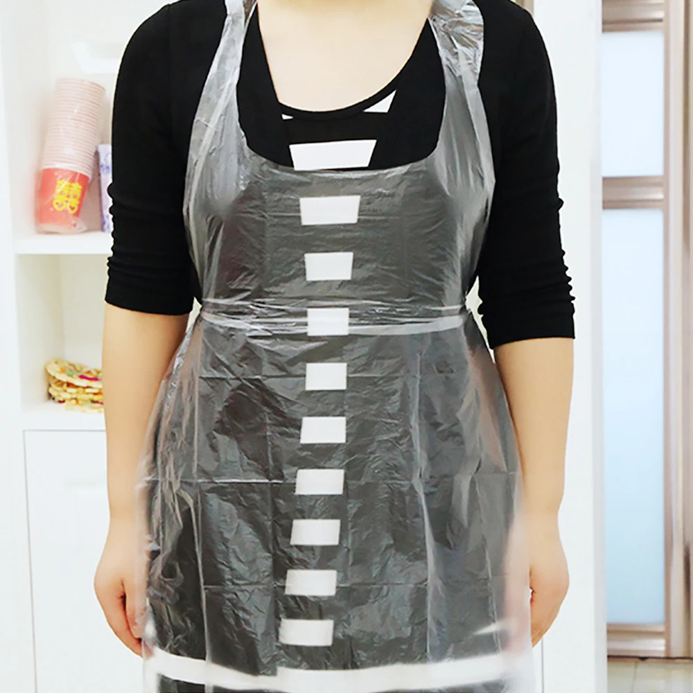 10 шт. Полиэтиленовые одноразовые фартуки | Красота и здоровье