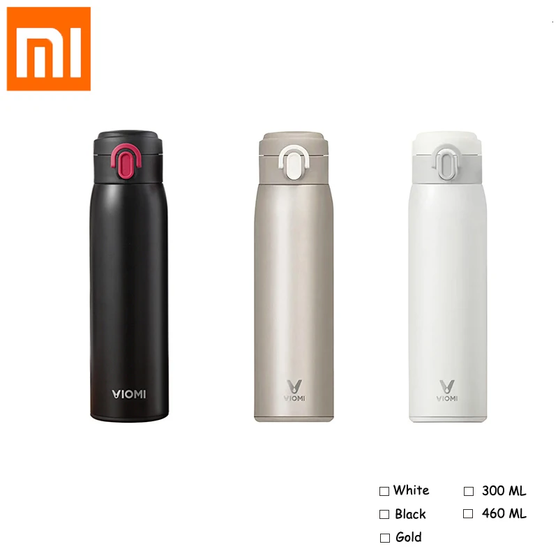 Термос чашка Xiaomi VIOMI Mijia 300 мл/460 мл изоляционная из нержавеющей стали портативная