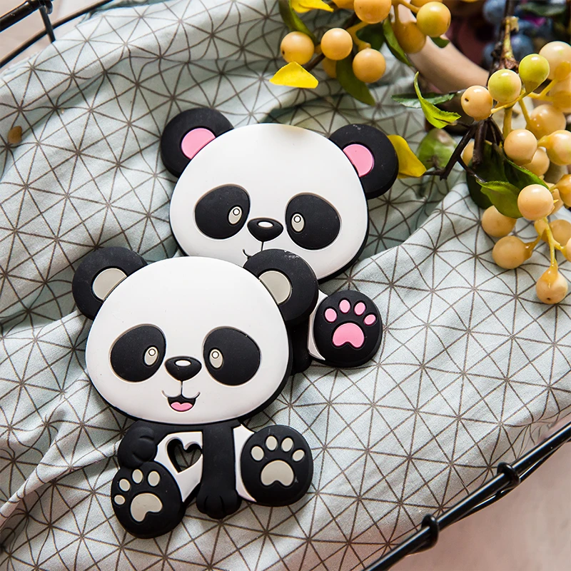 

5PCS Baby Silicone Teether Food Grade Silicone Animal Pacifier Accessory BPA Free Silicone Chew Bite Bead Oral Care Kids Product