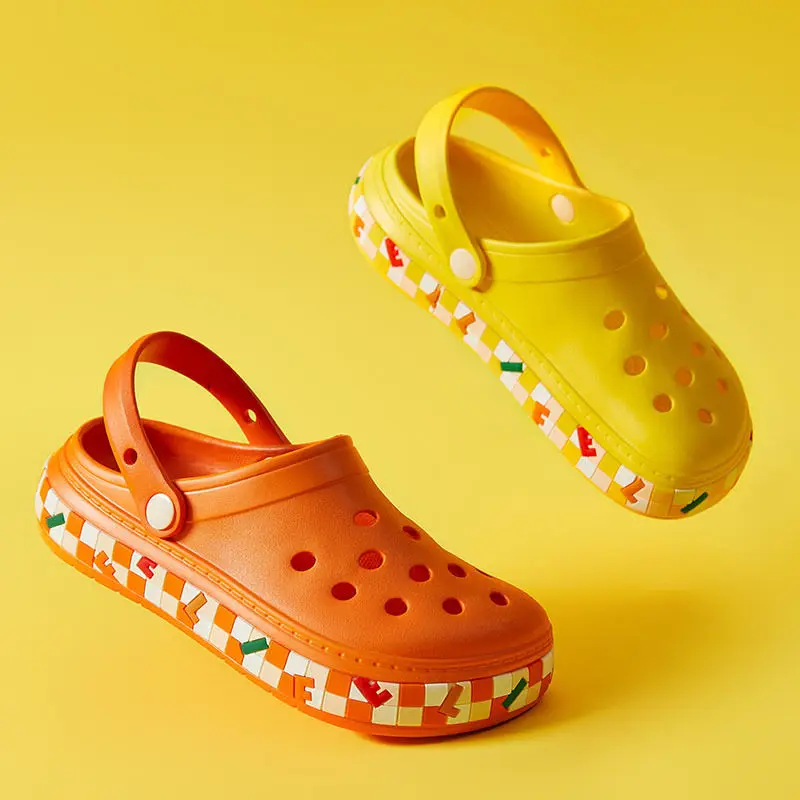 

Сандалии Lisapie женские с дырками, Нескользящие, мягкая подошва, пляжные шлепанцы, тапки, тапки, лето 2021