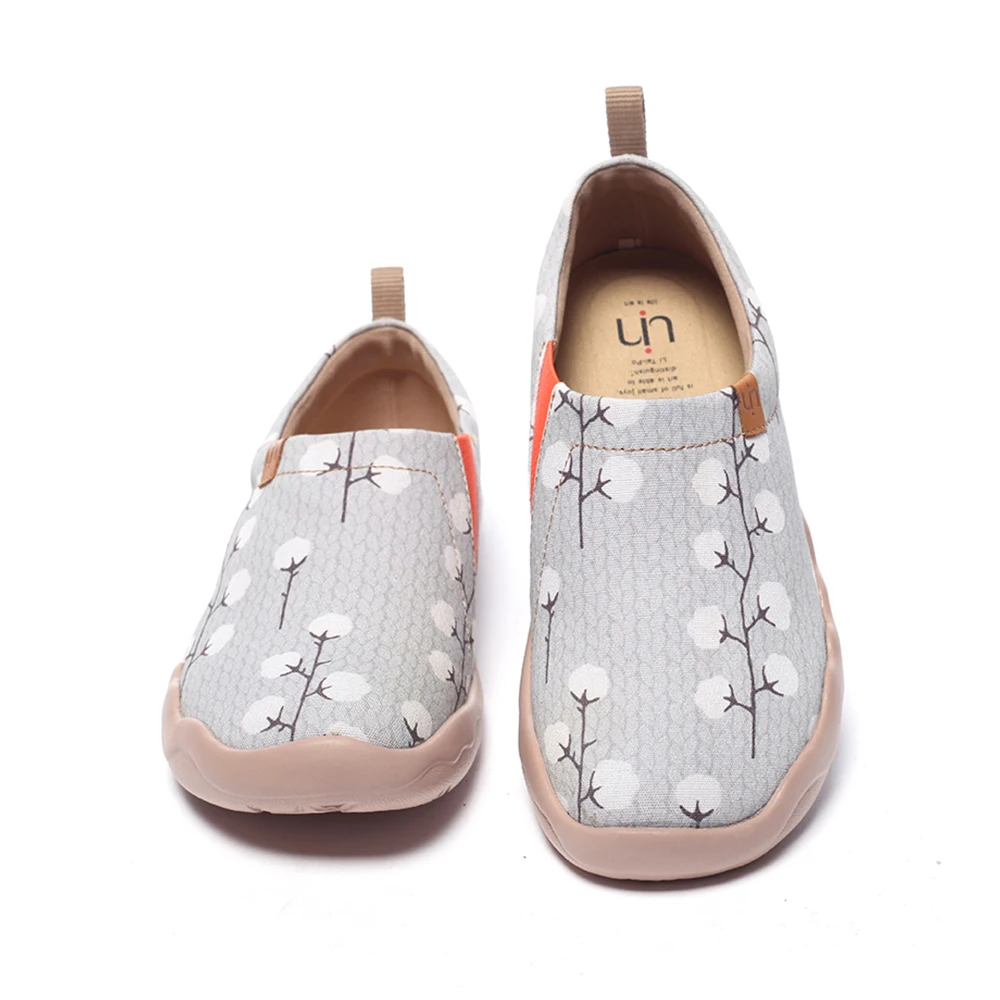 Кеды UIN женские холщовые дышащие кроссовки без шнуровки Повседневная летняя
