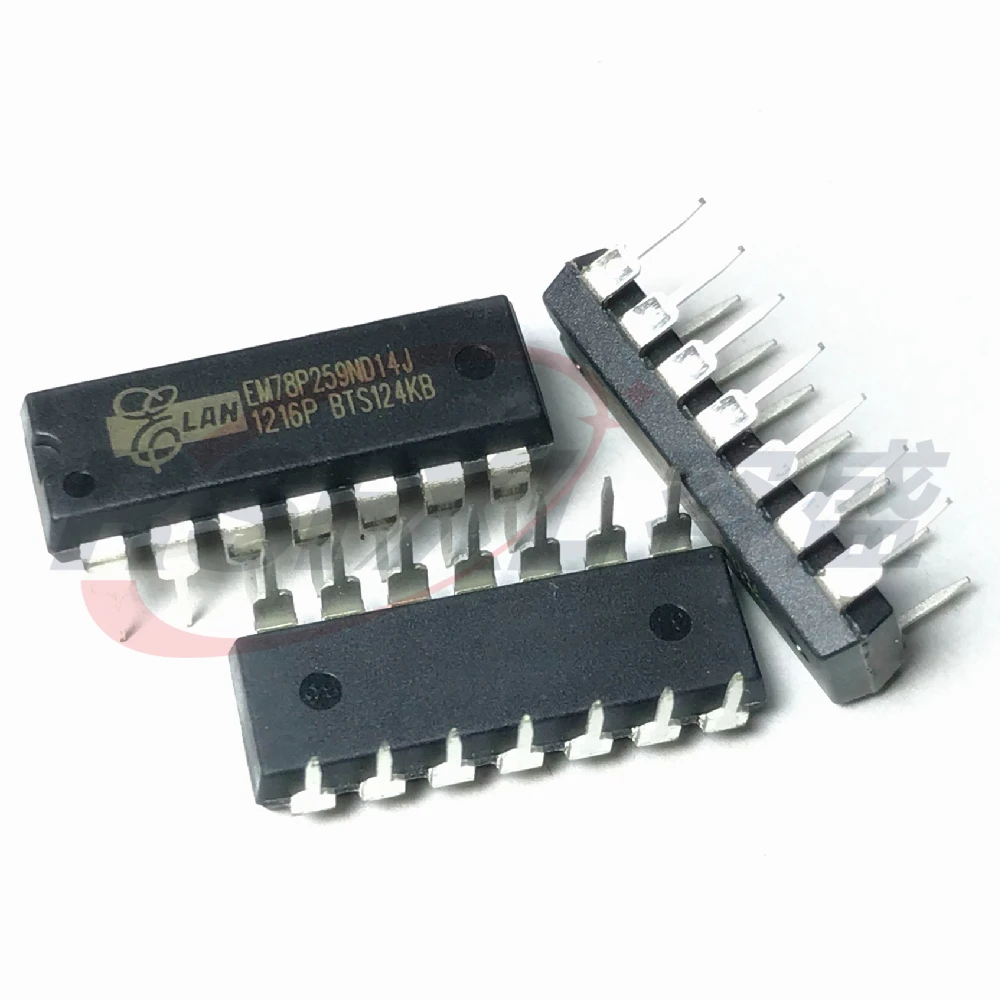 EM78P259ND14J EM78P259ND14 EM78P259ND EM78P259 78P259 DIP 14P новый оригинальный 10 шт./лот|Интегральные
