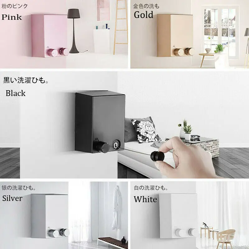 Выдвижная Веревка для белья держатель из нержавеющей стали домашняя наружная