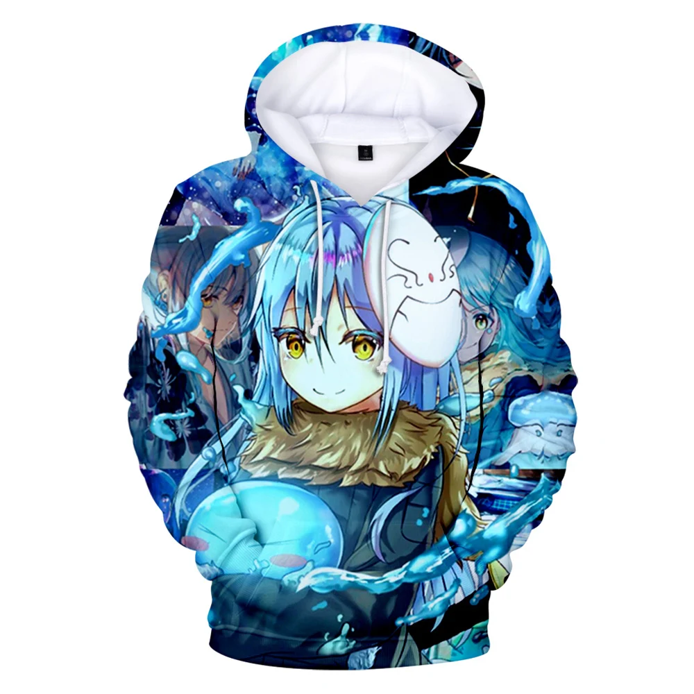 

That Time I Got Reincarnated as a Slime Hoodie Anime Sweatshirts Boy Girls Tracksuit 2021 Internet Popularity Kids Clothes 3D