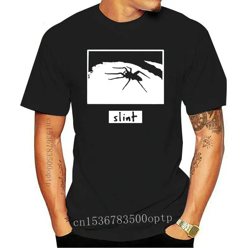 

New 2021 Slint Punk Post Rock Logo MenS Black White T Shirt Tee Shirt Loose Plus Size Tee Shirt
