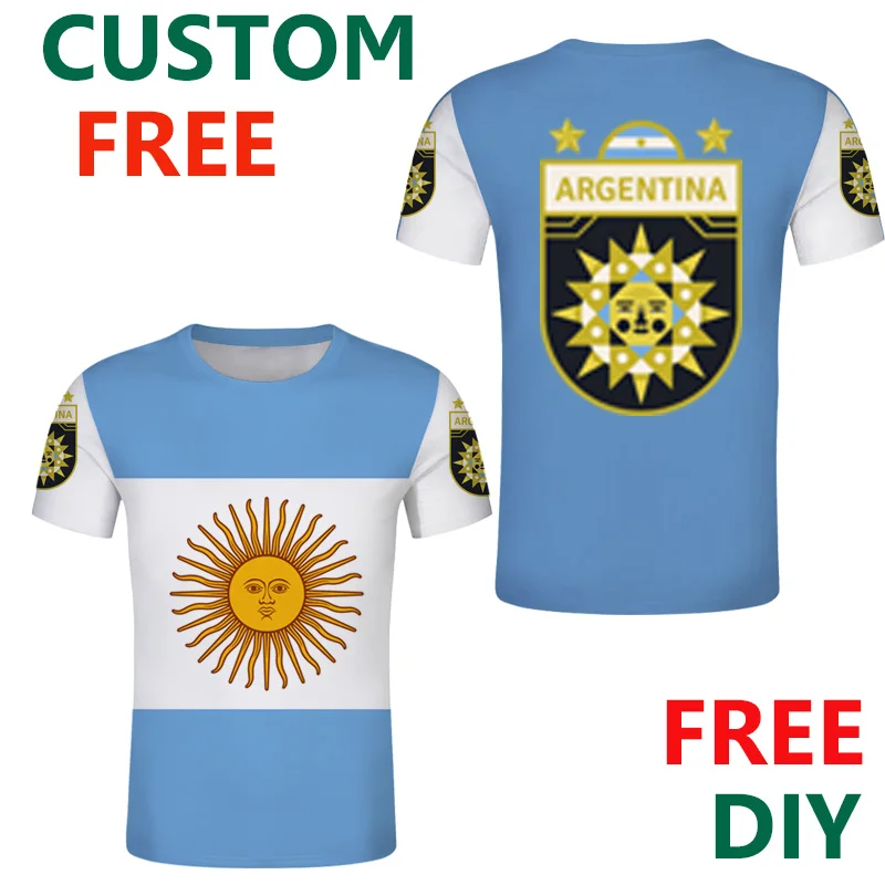 Аргентинского флага футболка собственными руками Сделай Сам бесплатная