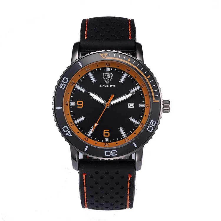 Мужские часы спортивные повседневные силиконовые кварцевые 2019 | Наручные