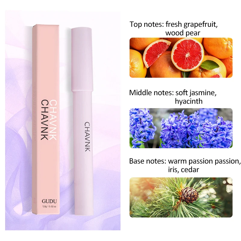 

Portable Solid BalmFashion Lady's Perfume Long-lasting Cologne Attractive Silky Fragrance Solid Stick Floral Deodorant Pheromone