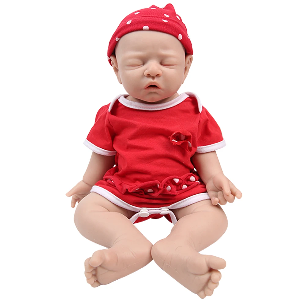 Фото IVITA WG1528 16.92 дюйма 2500 г 100% силиконовая кукла-реборн с полным телом, реалистичная мягкая кукла-реборн с одеждой для детей, игрушка №2