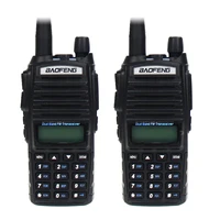 2pcs baofeng uv 82 dual band vhfuhf 136 174400 520 mhz 8w handheld fm transceiver waterproof two way radio amateur scanner