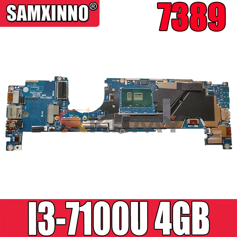 

Akemy I3-7100U 4GB FOR DELL Latitude 7389 Laptop Motherboard LA-E111P CN-0J9XP9 J9XP9 Mainboard 100%tested
