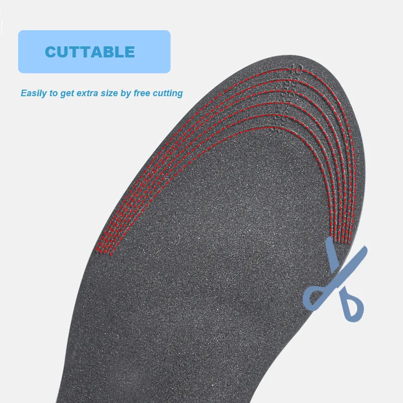 Women 4D Memory Foam Massage Insoles Comfortable Sponge Orthotic Insoles for shoe arch support pad