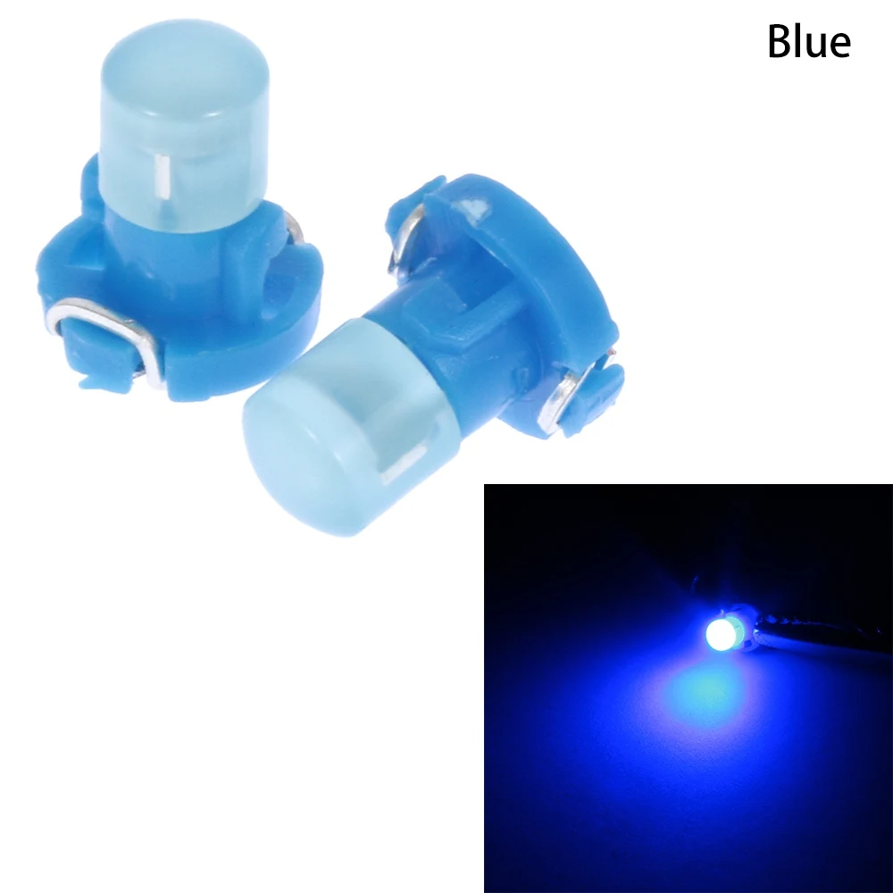 Blue 1 шт. T3 COB 12V Клин СВЕТОДИОДНЫЙ Прибор лампа приборной панели индикатор приборной панели свет Панель лампы Автомобильные светодиодные лампы автомобильные аксессуары - Цвет: Blue