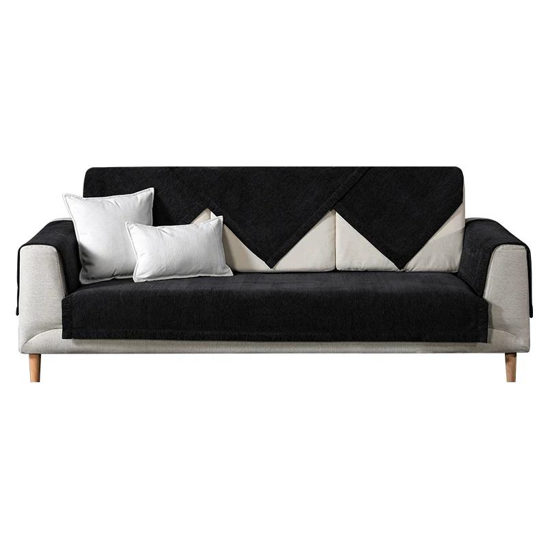 2020 Новые Креативные черно-белые чехлы для диванов декоративные Нескользящие