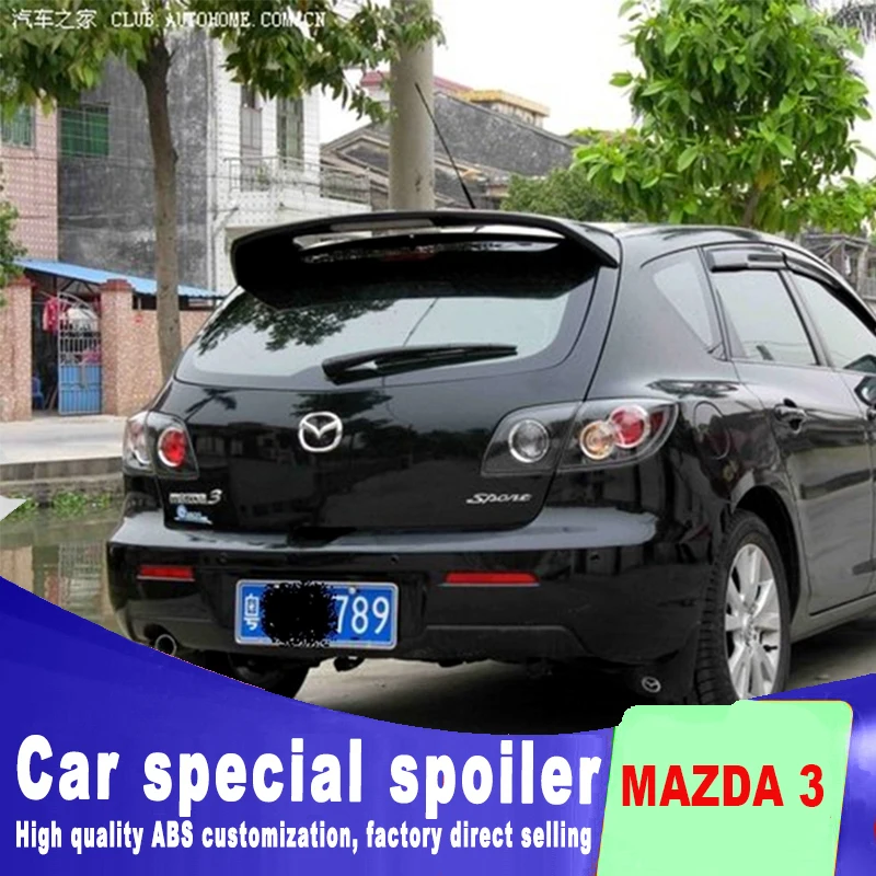 Большой спойлер из АБС пластика на заднее стекло крыло багажника 3 спойлера ДЛЯ